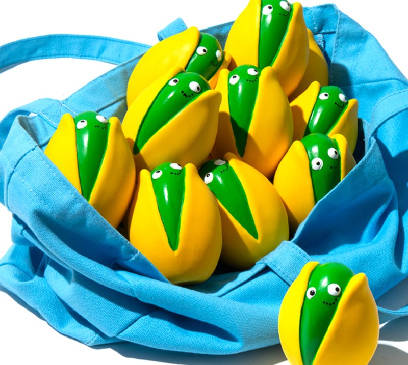 【 開心果】寵物發聲陪伴/磨牙耐咬玩具 - 貓/狗玩具 - 其他材質 多色