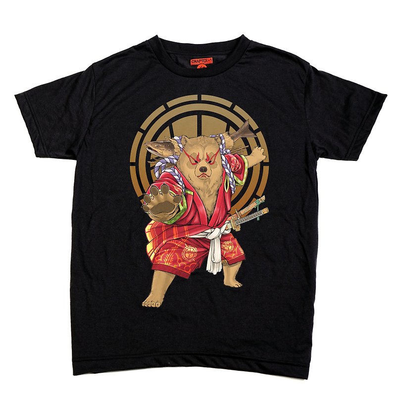Kabuki Bear Chapter One T-shirt - Men's T-Shirts & Tops - Cotton & Hemp Black