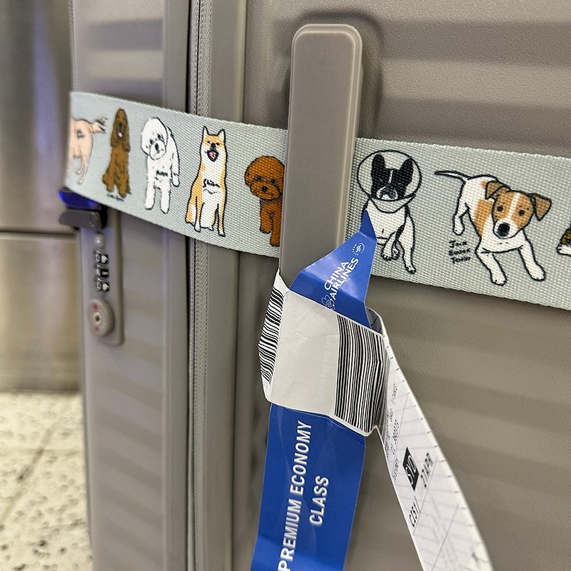 【即発送】Dogs 犬用ラゲッジストラップ - スーツケース - その他の化学繊維 多色