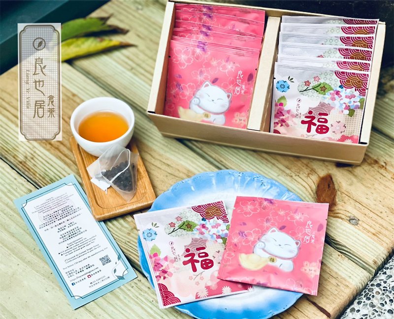 Warm Heart Tea Ceremony - 16 pairs of tea bags / Liang Ye Ju Tea House - Tea - Fresh Ingredients 