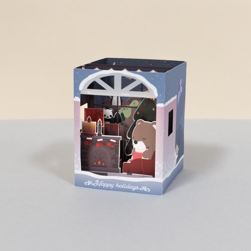 Bellzi Bellzi | Happy Holidays 3D立體賀卡-聖誕快樂