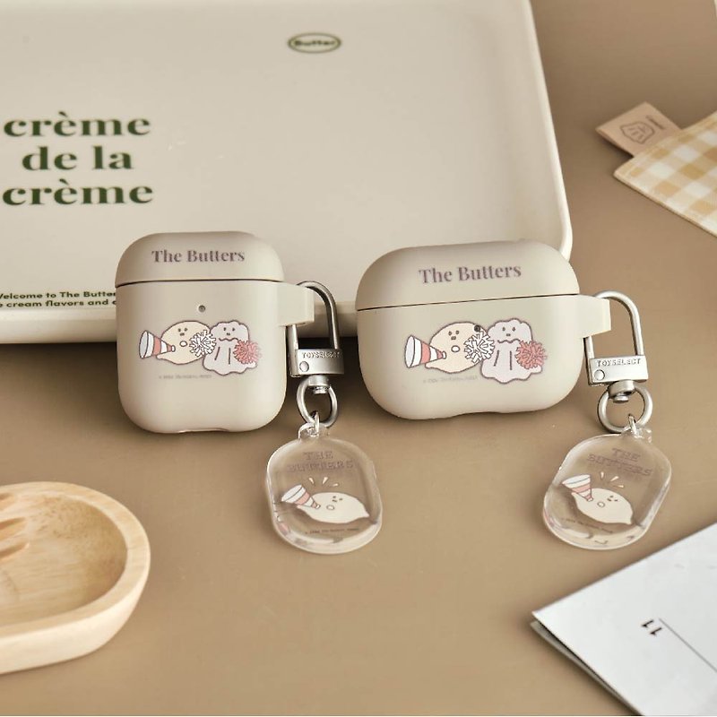 The Butters team’s powerful anti-fall AirPods protective case (with charm) - ที่เก็บหูฟัง - พลาสติก หลากหลายสี