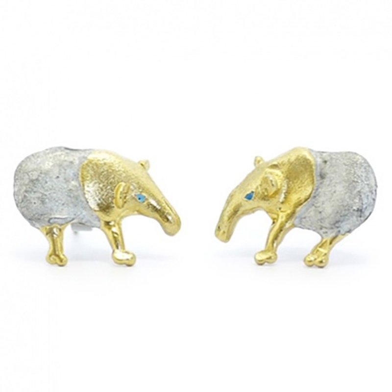 Tapir GD Baku Gold / Earrings PA127GD - ต่างหู - โลหะ สีทอง