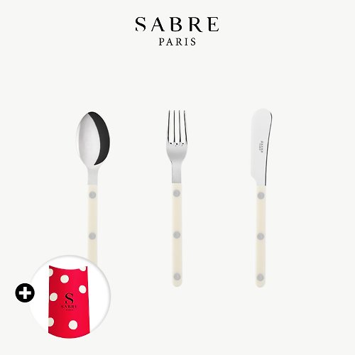 Sabre Paris Bistrot復古酒館-點心餐具3件禮盒組-Sabre Paris