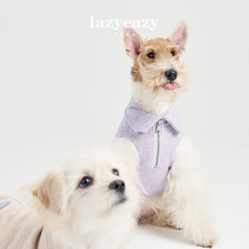 Lazyeazy pet dog clothes autumn and winter new high-necked knitted casual bottoming shirt warm elastic small and medium-sized - ชุดสัตว์เลี้ยง - ผ้าฝ้าย/ผ้าลินิน 