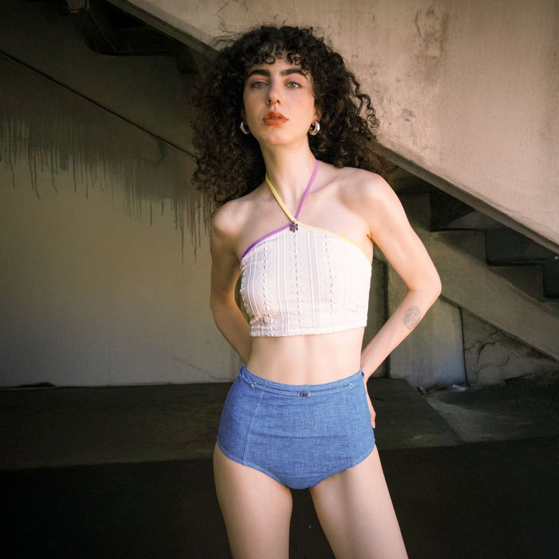 Aprilpoolday Swimwear / MAGGIE HALTER TOP SET - 女泳衣/比基尼 - 其他材質 多色