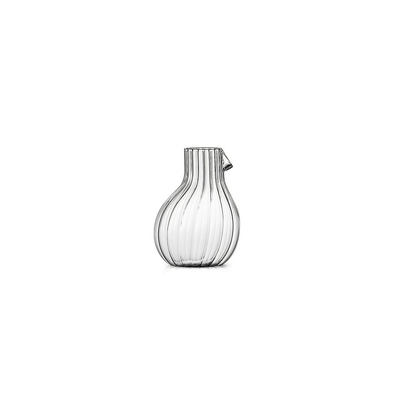 Dodo Glass Water Bottle_Stripe - Teapots & Teacups - Glass Transparent