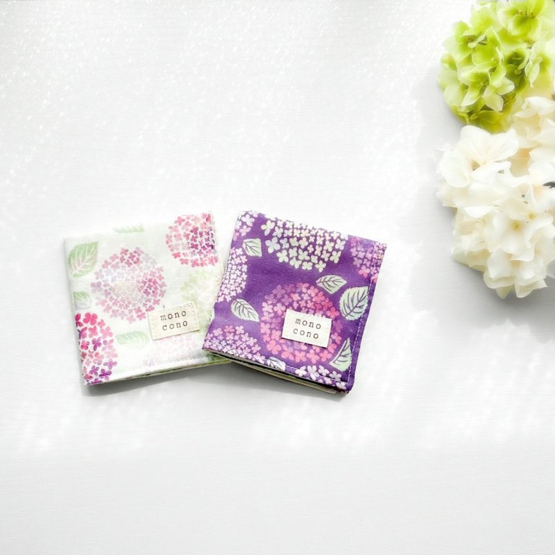 Hydrangea gauze handkerchief organic flower lover - เครื่องประดับ - ผ้าฝ้าย/ผ้าลินิน หลากหลายสี