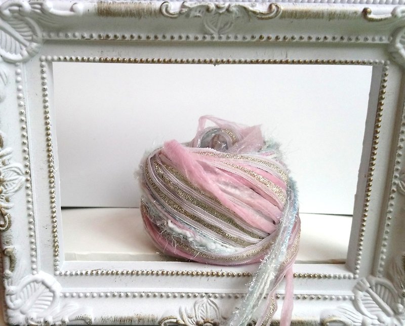 引き揃え糸 - 編み物/刺繍/羊毛フェルト/裁縫 - ポリエステル ピンク