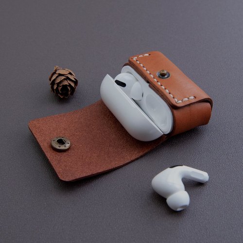 Be Two 手工皮件工作坊 airpods pro 耳機保護套 真皮皮套 耳機收納