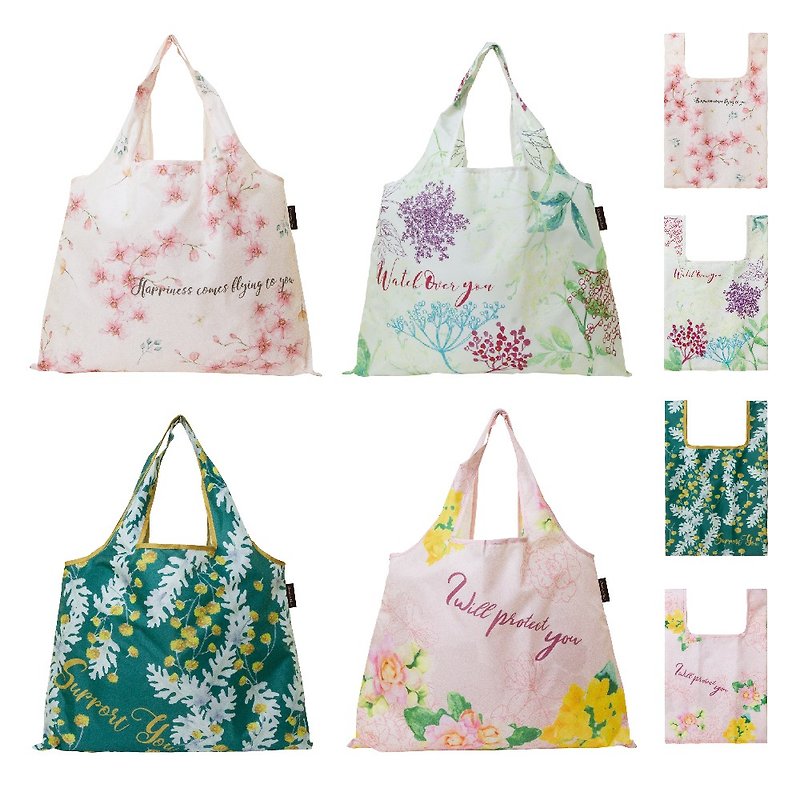 Plastic Messenger Bags & Sling Bags Multicolor - Value Combo A+B - Japanese Prairie Dog Design Bag + Folding Pocket Bag