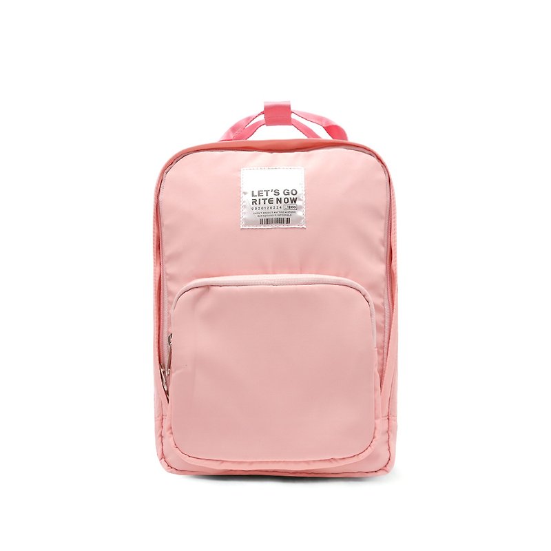 RITE x PINK RUN series-sports version loose heart bag-pink - Backpacks - Polyester Pink