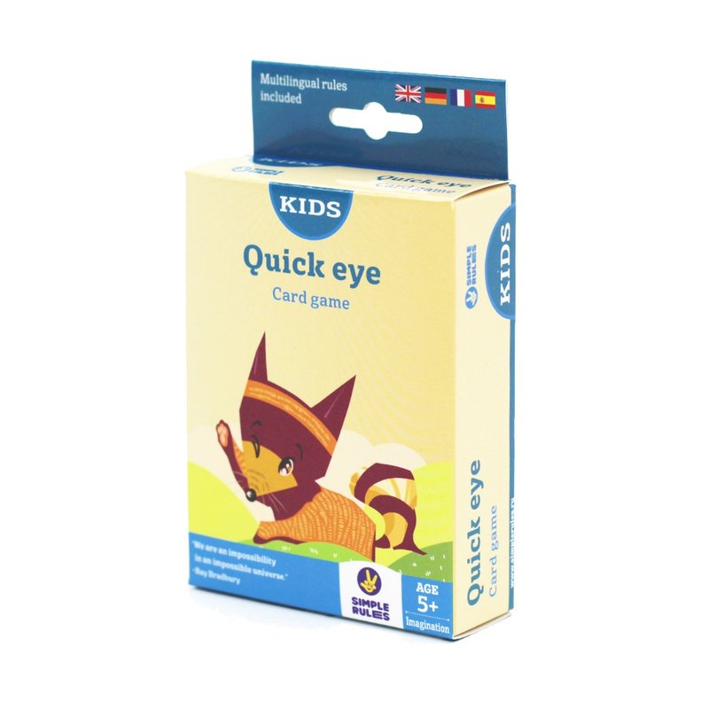 【絕版商品】simple rules - 眼明腦快 Quick Eye - 俄羅斯兒童桌 - 寶寶/兒童玩具/玩偶 - 紙 藍色