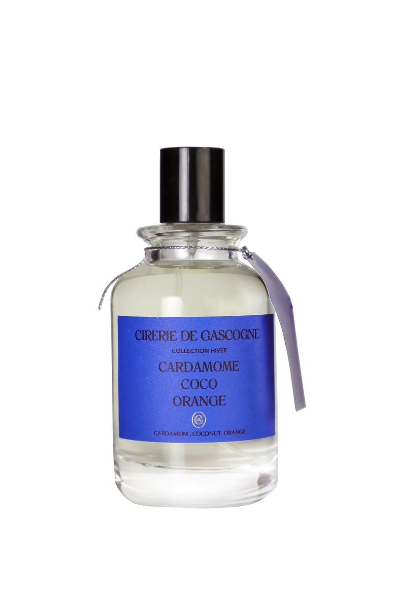 Cirerie de Gascogne Room Spray - Cardamom-Coconut-Orange 100mL - น้ำหอม - กระดาษ สีน้ำเงิน