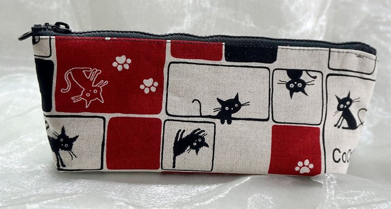 cat storage small bag pencil case carry-on bag - Pencil Cases - Cotton & Hemp Multicolor