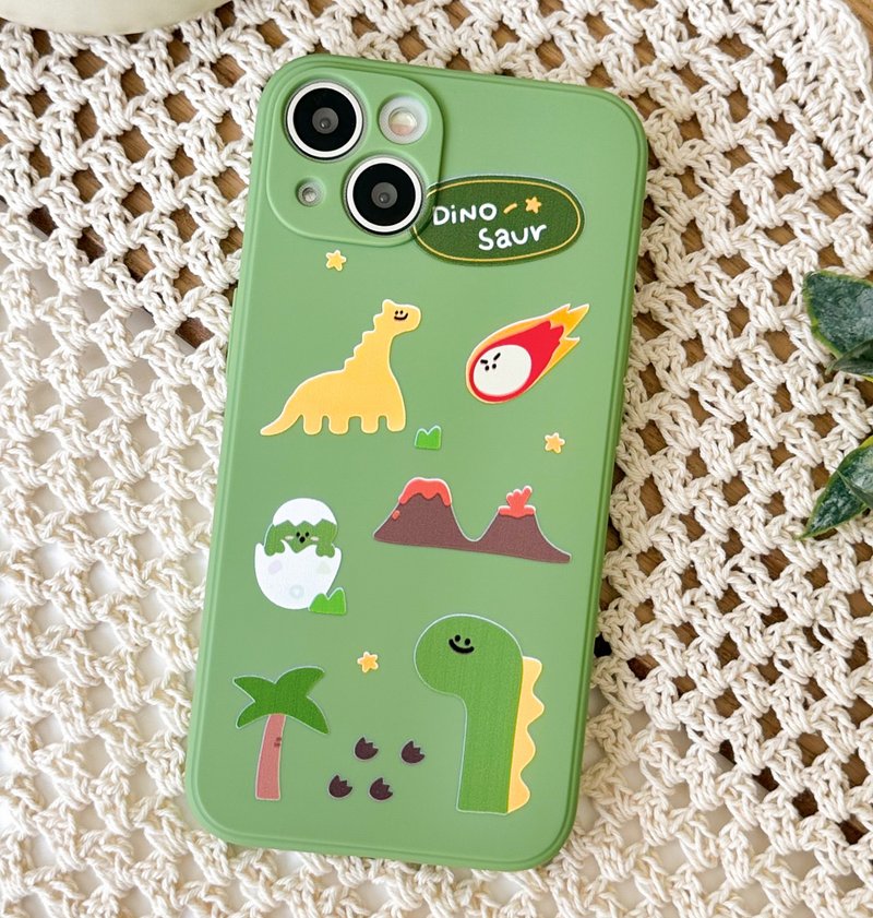 Diono star green Mobile phone case Silicone Protective Case - เคส/ซองมือถือ - ซิลิคอน สีเขียว