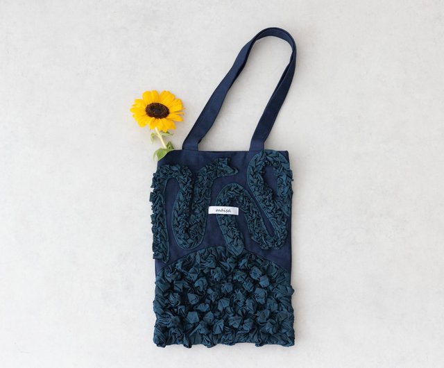 一点物】Smocking Tote Bag 03 - ショップ mäisa トートバッグ・ハンドバッグ - Pinkoi