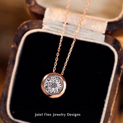 Joiel Fine Jewelry Designs 18k金泡泡鑽石頸鏈