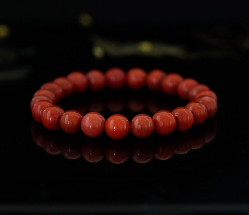 南紅瑪瑙 8.4mm 手錬 ( South Red Agate 8.4mm Bracelet ) - 手鍊/手環 - 水晶 