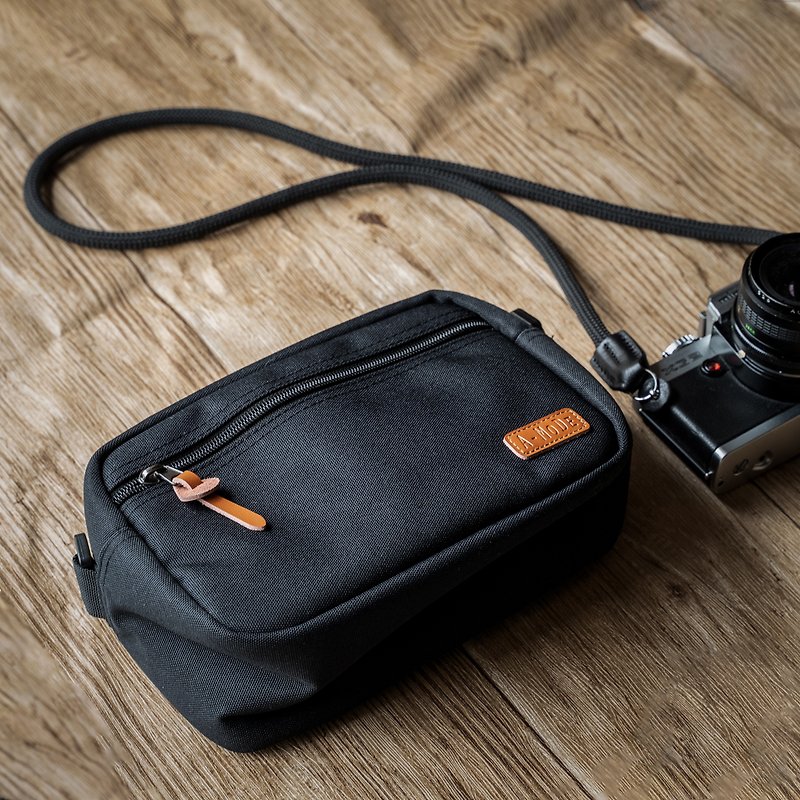 A-MoDe Leisure Waist pack  camo black camera bag
