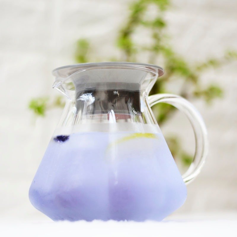 Baroque glass jug 600ml - Coffee Pots & Accessories - Glass Transparent
