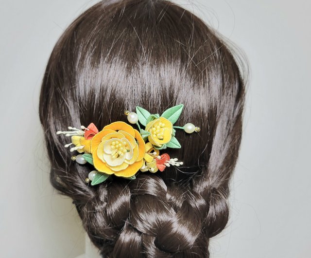 LELET NY コーム ヘアーアクセサリー 花 フラワー LELET NY コーム 3個セット ヘアーアクセサリー 花 フラワー