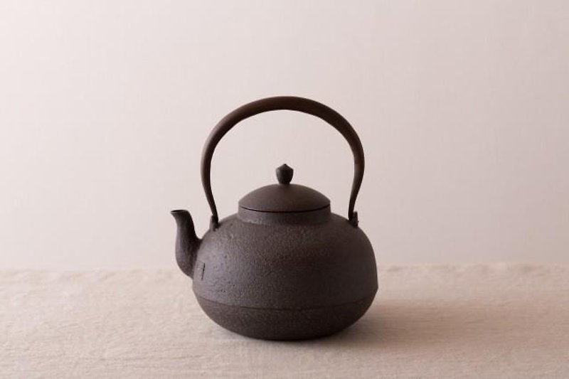 鉄瓶　丸・中空弦　1.2L - 茶具/茶杯 - 其他金屬 黑色