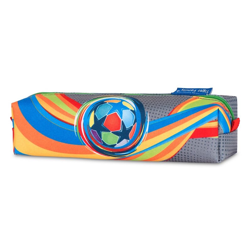 タイガーファミリーリトルアーストクラットシンプルな鉛筆ボックス - カラフルなサッカー - ペンケース・筆箱 - 防水素材 多色