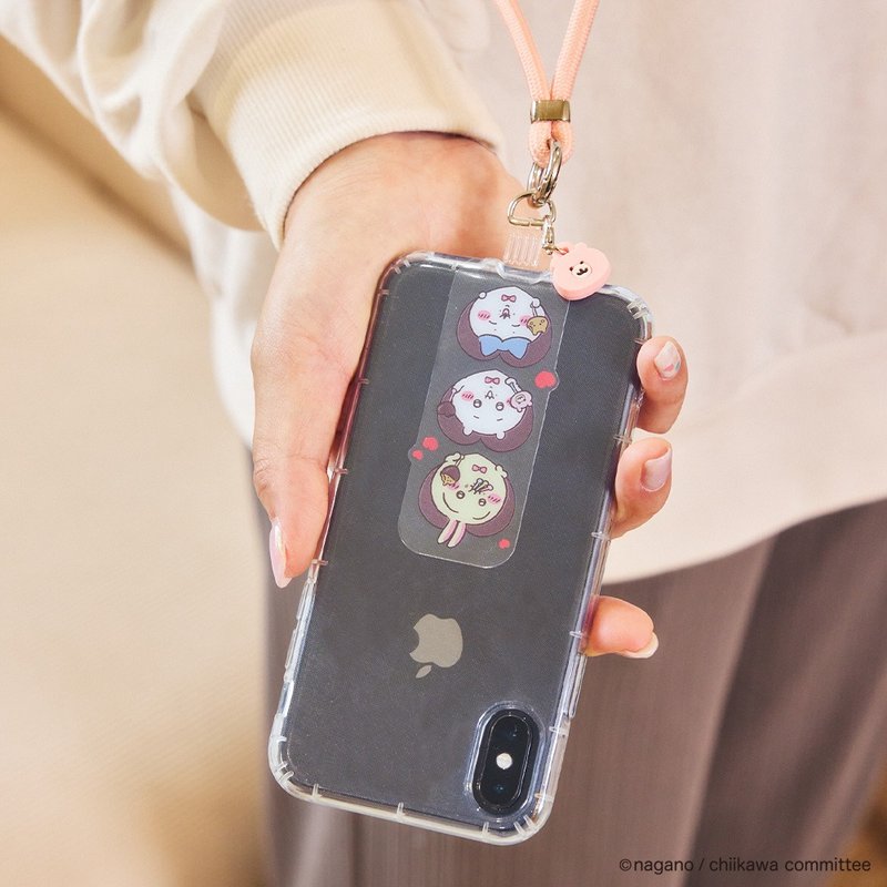 Yanda Jiikawa mobile phone lanyard and hanging piece (Valentine's Day) - ID & Badge Holders - Plastic Multicolor