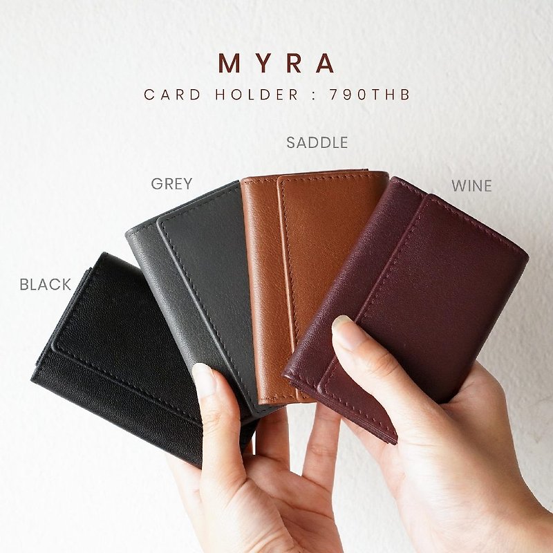 FOLIO รุ่น Myra Card Holder - Card Holders & Cases - Genuine Leather 