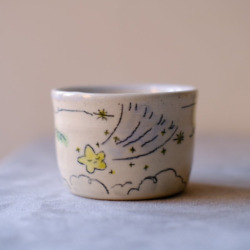 Suànn-Sian . 星空流星茶杯 - 茶壺/茶杯/茶具 - 陶 