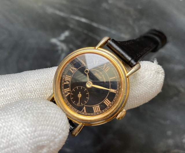 Wristwacthes Armbanduhren アンティーク洋書 YOU Japanese second hand design quartz watch leather strap