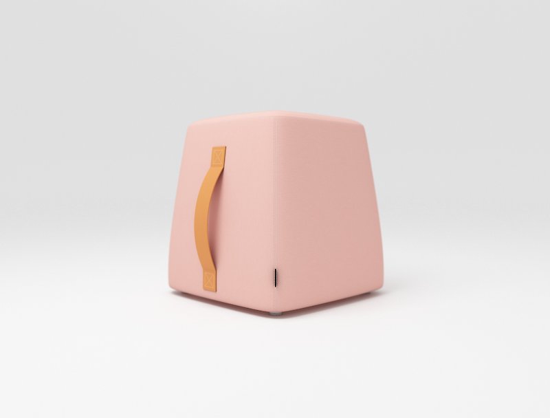 / viithe / Toby chair stool (peach powder) - Chairs & Sofas - Wood Pink