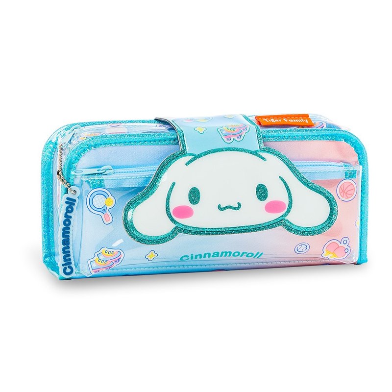 三麗鷗聯名 2in1趣味鉛筆盒-大耳狗喜拿 Cinnamoroll FunTime - 鉛筆盒/筆袋 - 聚酯纖維 藍色