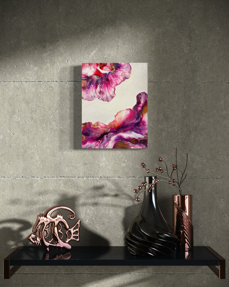 [Mirroring] Frameless abstract painting - Posters - Pigment Multicolor