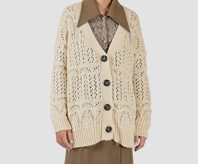 vintage flower cardigan