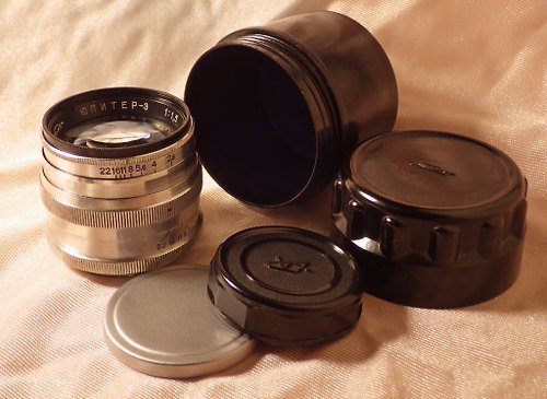 geokubanoid JUPITER-3 50mm f1.5 鏡頭 M39 LTM 適用於 Leica Zorki FED 相機