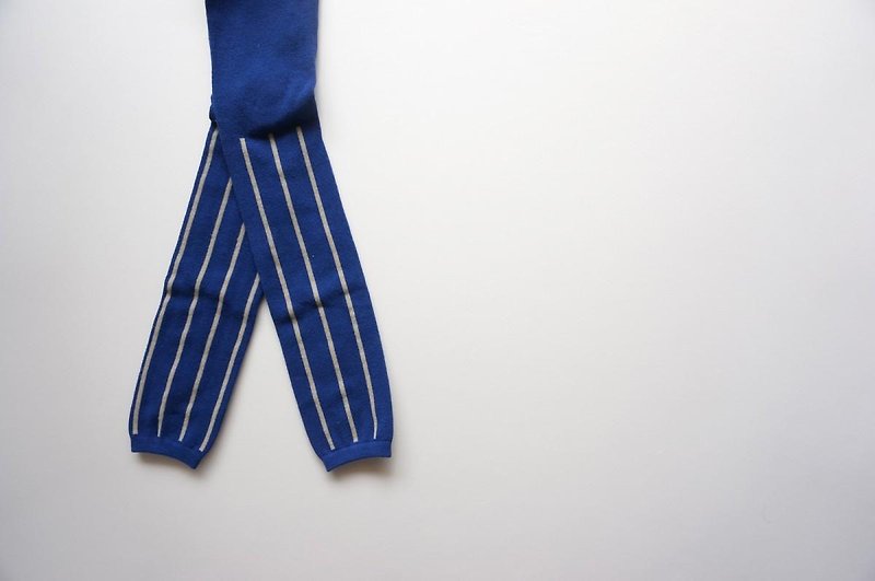 Stripe Leggings SS, S, M (KID'S) - Other - Cotton & Hemp Blue
