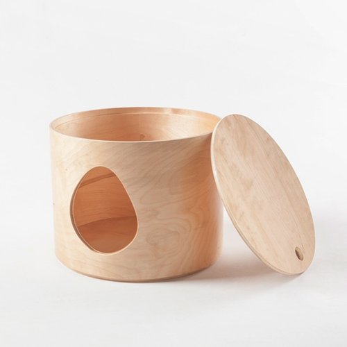 META Design andMore木圈傢俱∣手工木製貓窩