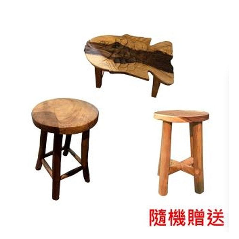 【吉迪市100%全柚木家具】原木小板凳 隨機贈 請勿下單 - 其他家具 - 木頭 咖啡色