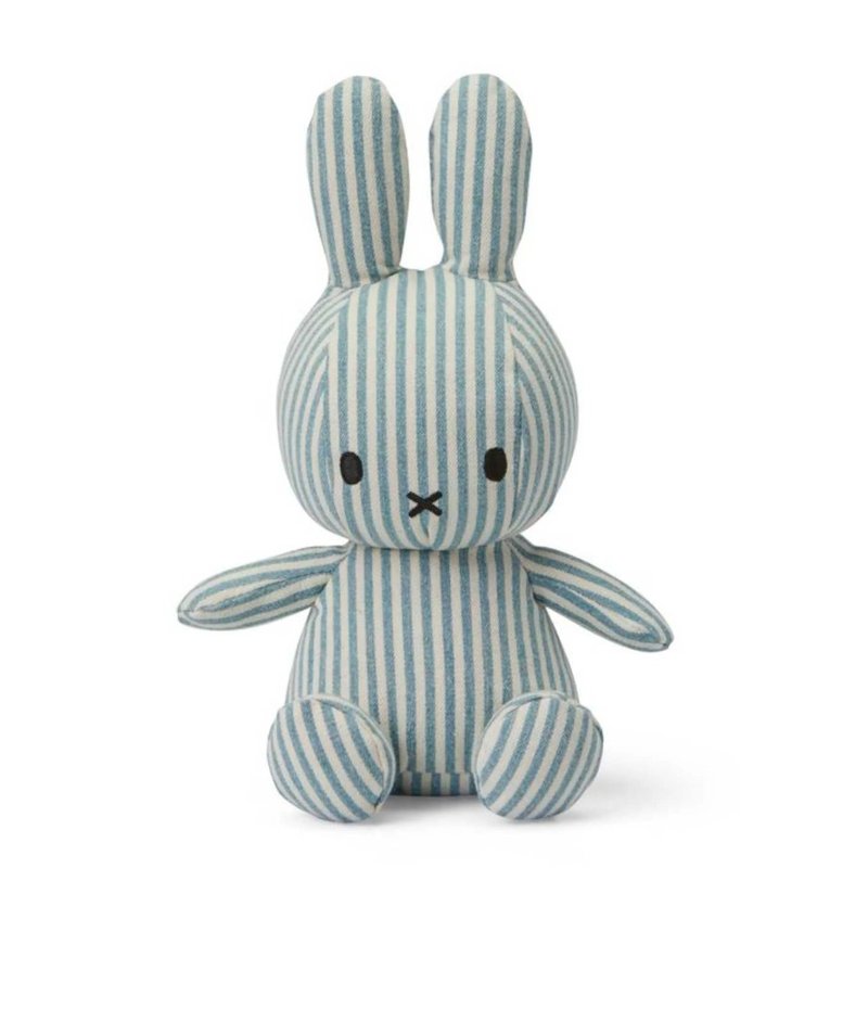 Miffy 毛絨牛仔條紋米飛兒 - 寶寶/兒童玩具/玩偶 - 棉．麻 多色