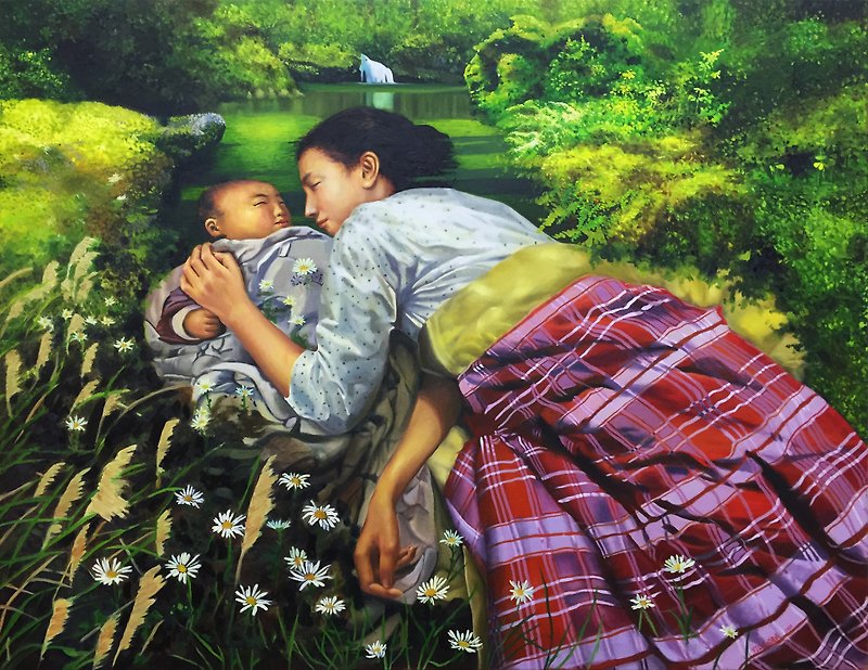 Limited reproduction painting - [Mother Earth] Printing/Oil Painting/Hanging/Print - โปสเตอร์ - วัสดุอื่นๆ 