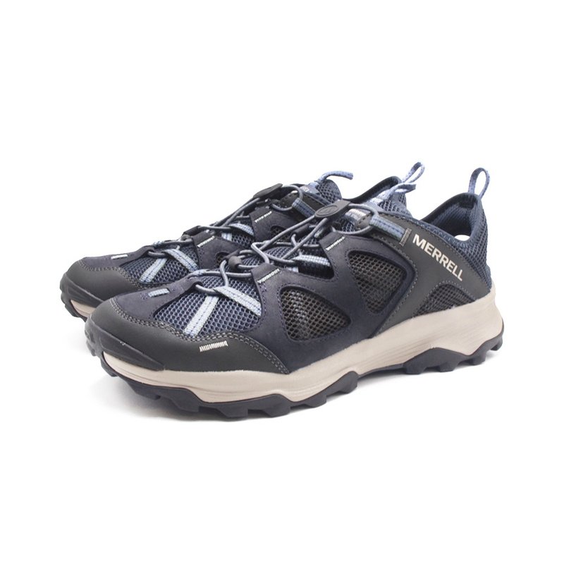 MERRELL SPEED STRIKE LTR SIEVE amphibious lightweight sports shoes for men - dark blue - รองเท้าวิ่งผู้ชาย - วัสดุอื่นๆ 