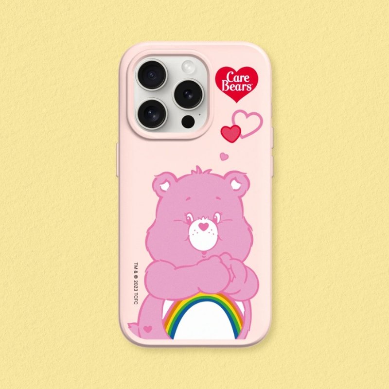 SolidSuit anti-fall back phone case∣Care Bears/Cheer Bear for iPhone - Phone Cases - Plastic Multicolor