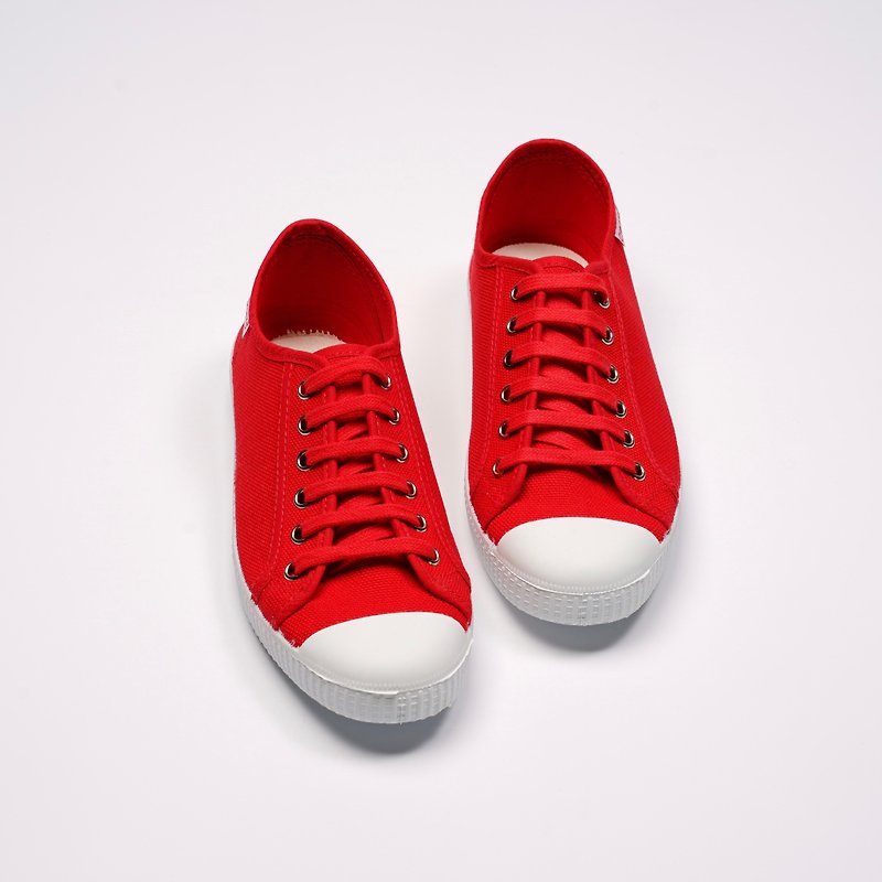 CIENTA Canvas Shoes 74020 02 - รองเท้าลำลองผู้หญิง - ผ้าฝ้าย/ผ้าลินิน สีแดง