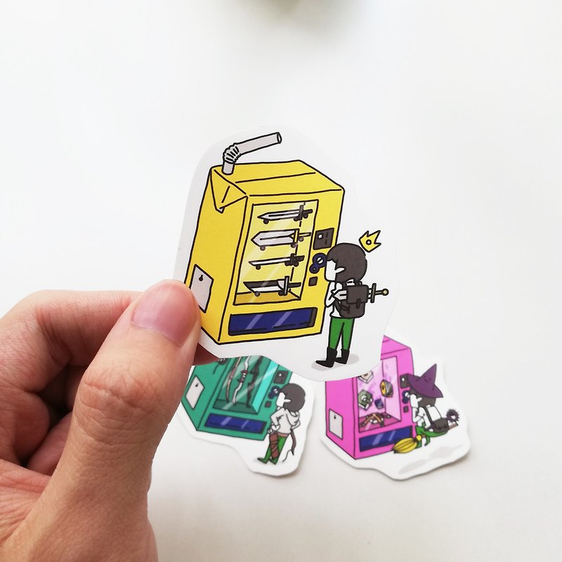 Vending Machine | Waterproof Stickers - Stickers - Paper 