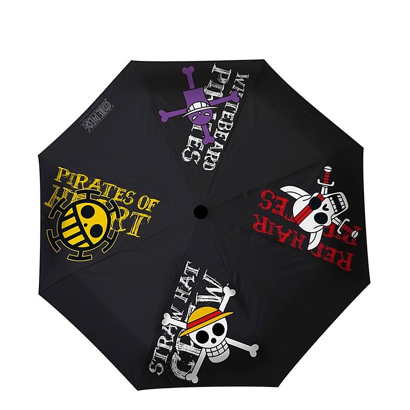 Officially licensed One Piece foldable umbrella - Umbrellas & Rain Gear - Other Materials Black