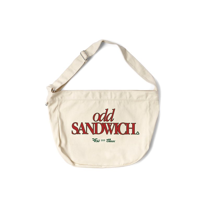 odd CIRKUS × RFW odd SANDWICH BAG 托特包 - 側背包/斜背包 - 棉．麻 白色