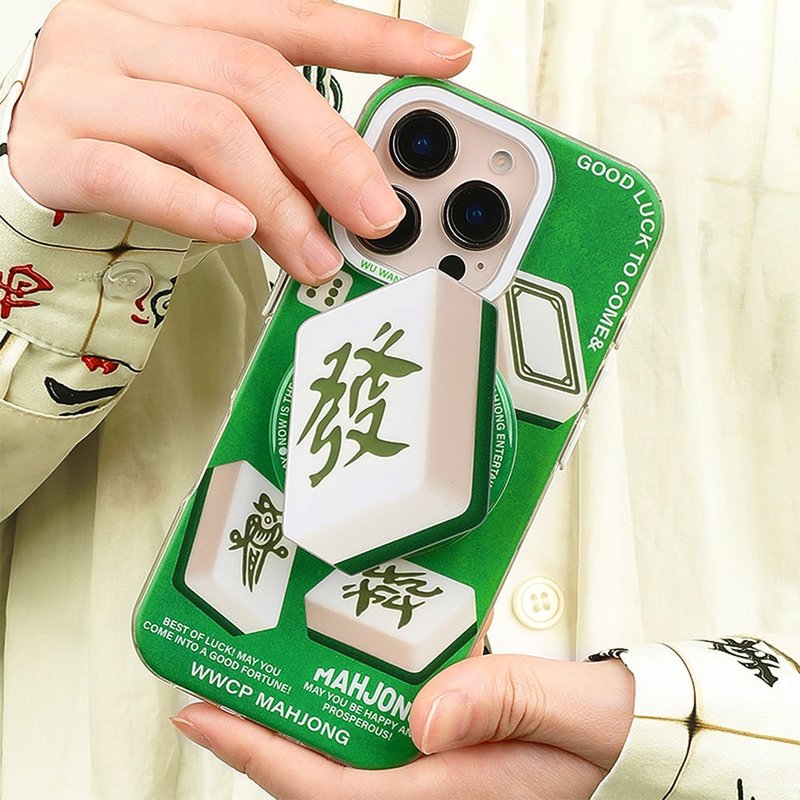 新年麻將發 磁吸  iPhone 手機殼 - 手機殼/手機套 - 其他材質 