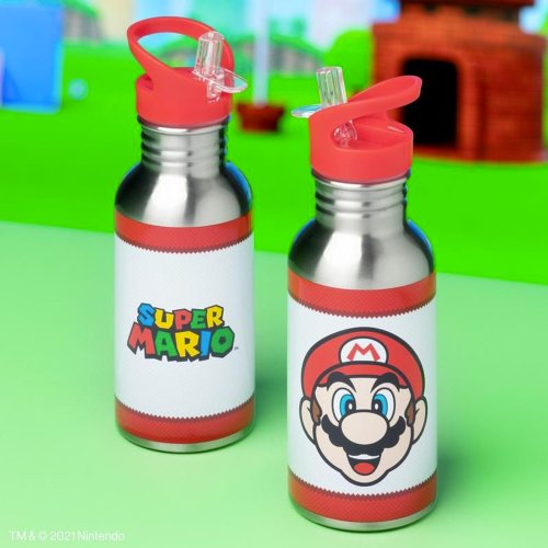 Mario Stainless Steel Water Bottle 